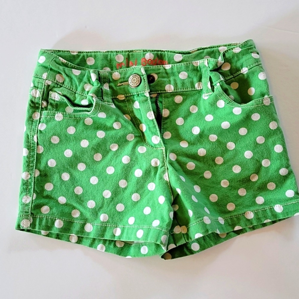 Mini Boden heart pocket shorts